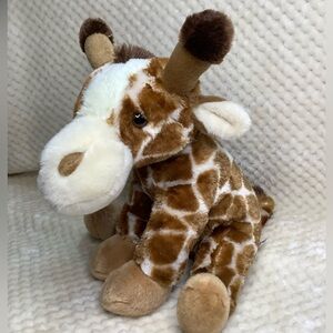 Fiesta Brown Beige Lazybeans Sitting Plush Giraffe Stuffed Animal 🦒